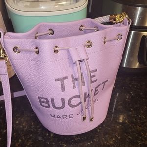 Copy purple bucket bag